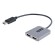 StarTech.com Adattatore da DisplayPort a HDMI - DisplayPort 1.4 MST Hub con cavo da 30 cm - Convertitore DP Doppio HDMI 4K 60Hz