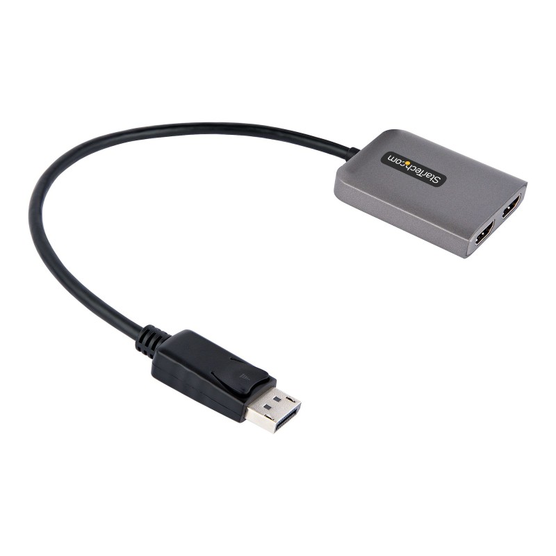 StarTech.com Adattatore da DisplayPort a HDMI - DisplayPort 1.4 MST Hub con cavo da 30 cm - Convertitore DP Doppio HDMI 4K 60Hz