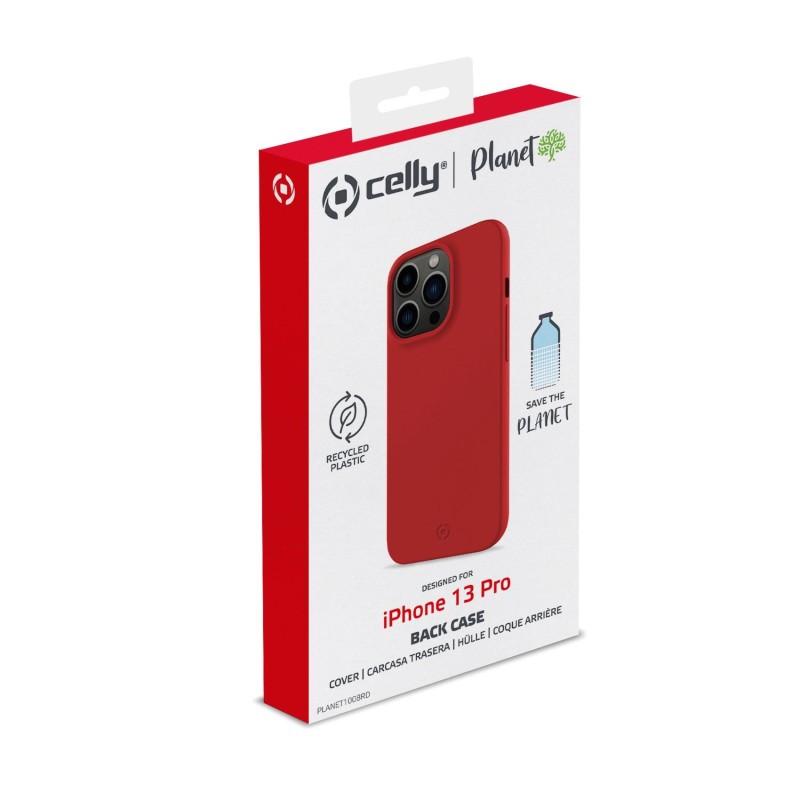 Celly PLANET custodia per cellulare 15,5 cm (6.1") Cover Rosso