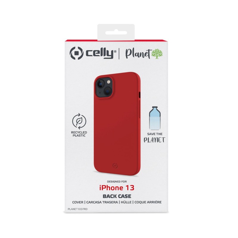 Celly PLANET custodia per cellulare 15,5 cm (6.1") Cover Rosso