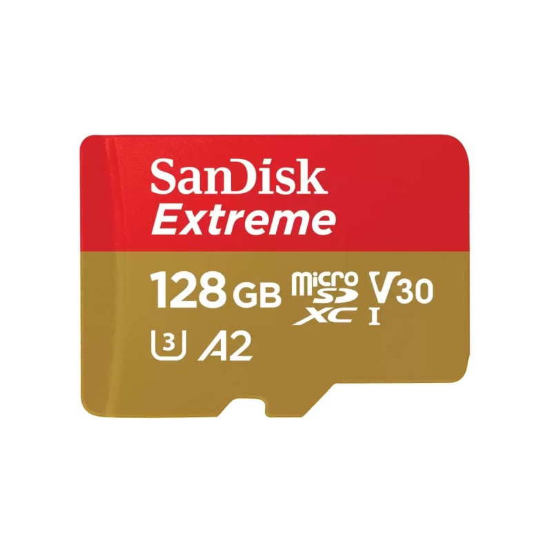 SanDisk Extreme 128 GB MicroSDXC UHS-I Classe 10