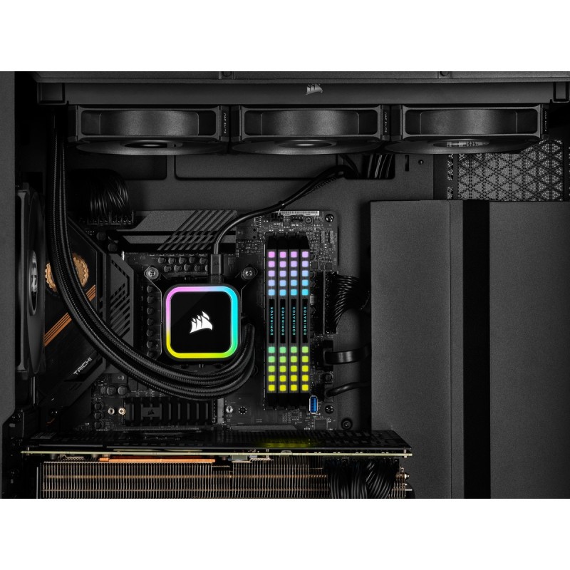 Corsair iCUE H150i RGB ELITE Processore Raffreddatore di liquidi tutto in uno 12 cm Nero 1 pz