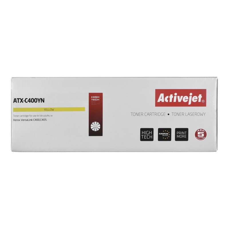 Activejet ATX-C400YN cartuccia toner 1 pz Compatibile Giallo