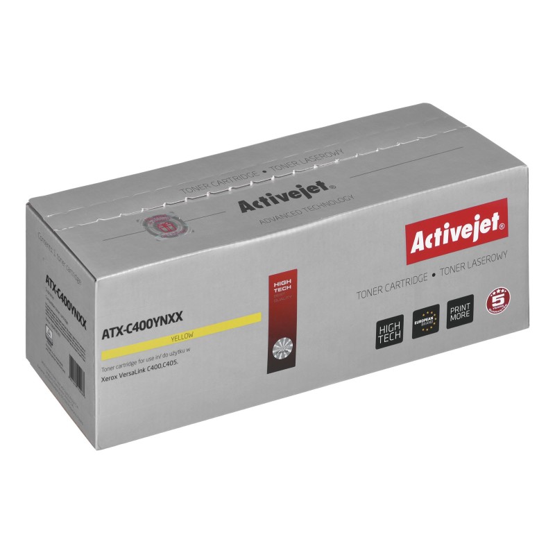 Activejet ATX-C400YNXX cartuccia toner 1 pz Compatibile Giallo