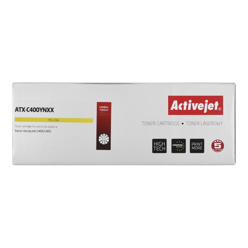 Activejet ATX-C400YNXX cartuccia toner 1 pz Compatibile Giallo