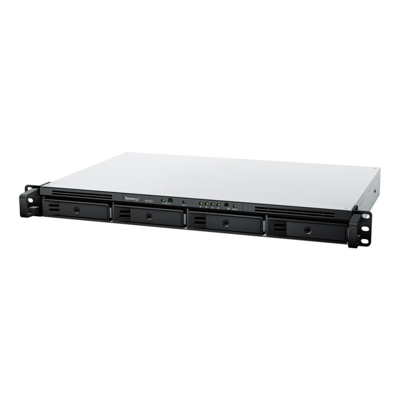 Synology RackStation RS422+ server NAS e di archiviazione Rack (1U) Collegamento ethernet LAN Nero R1600