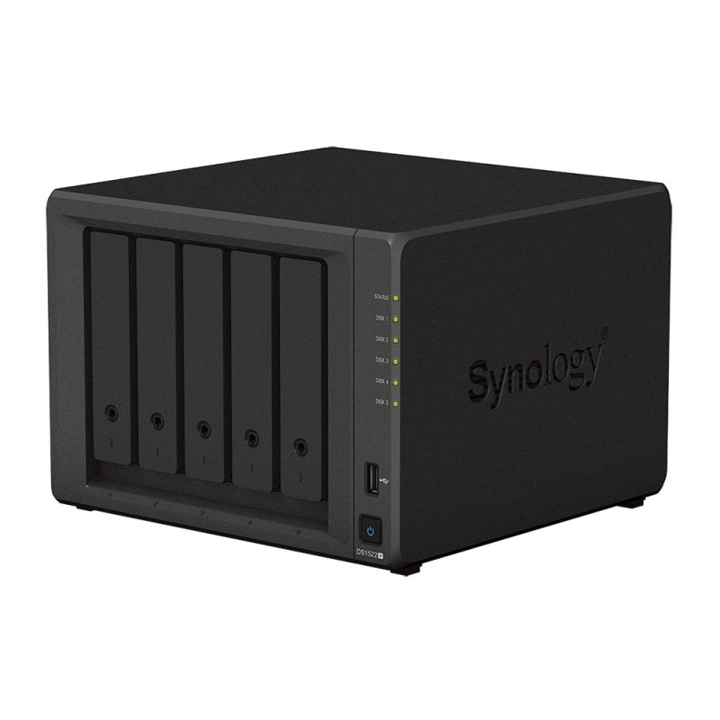 Synology DiskStation DS1522+ server NAS e di archiviazione Tower Collegamento ethernet LAN Nero R1600