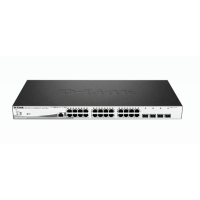 D-Link DGS-1210-28MP switch di rete Gestito L2 Gigabit Ethernet (10 100 1000) Supporto Power over Ethernet (PoE) 1U Nero, Grigio