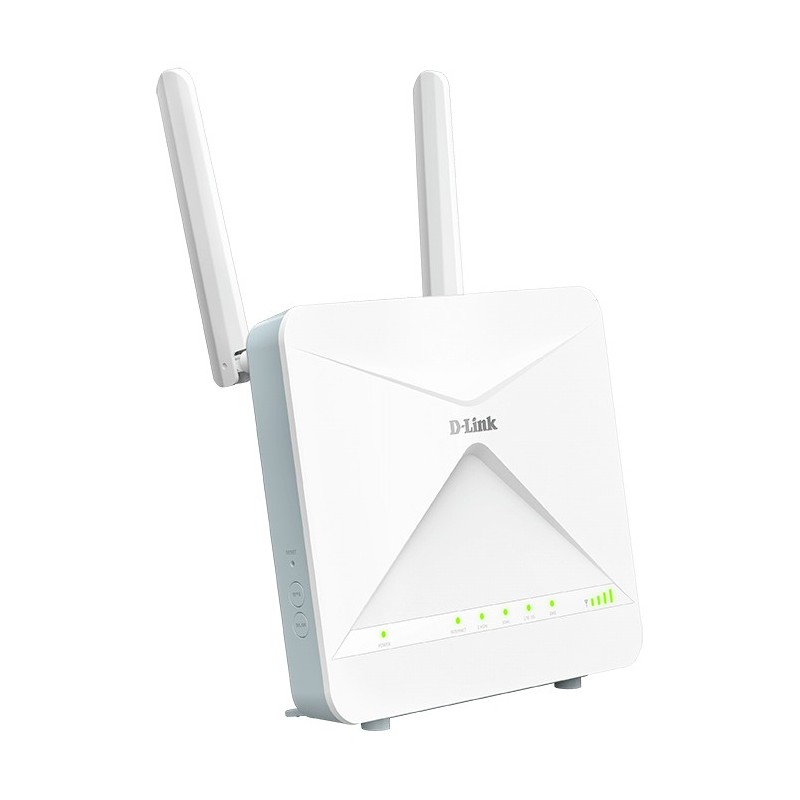 D-Link AX1500 4G Smart Router router wireless Gigabit Ethernet Dual-band (2.4 GHz 5 GHz) Blu, Bianco