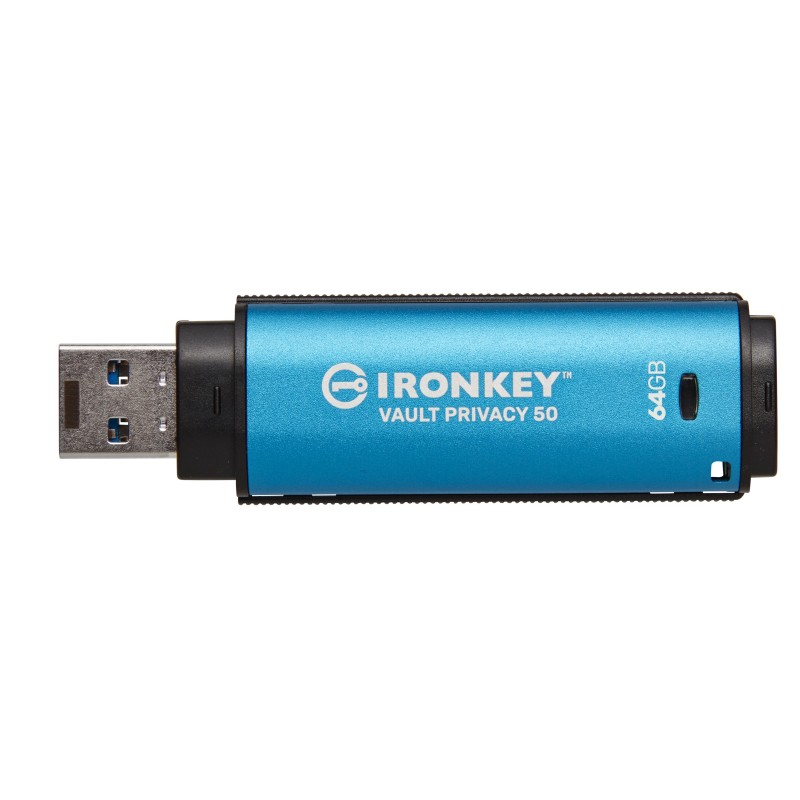 Kingston Technology IronKey 64 GB Vault Privacy 50 crittografia AES-256, FIPS 197