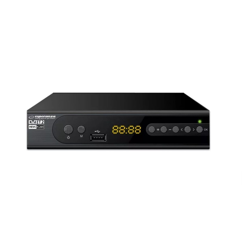 Esperanza EV106R set-top box TV Cavo Nero