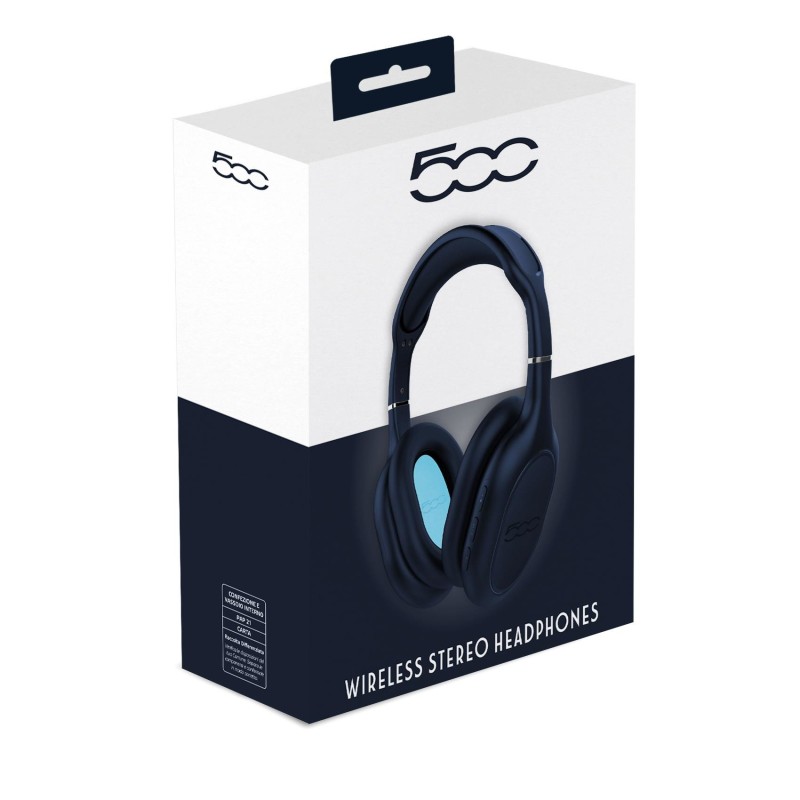 Celly HEADPHONE500 Cuffie Con cavo e senza cavo A Padiglione Musica e Chiamate USB tipo-C Bluetooth Nero