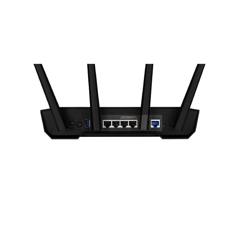 ASUS TUF Gaming AX3000 V2 router wireless Gigabit Ethernet Dual-band (2.4 GHz 5 GHz) Nero, Arancione