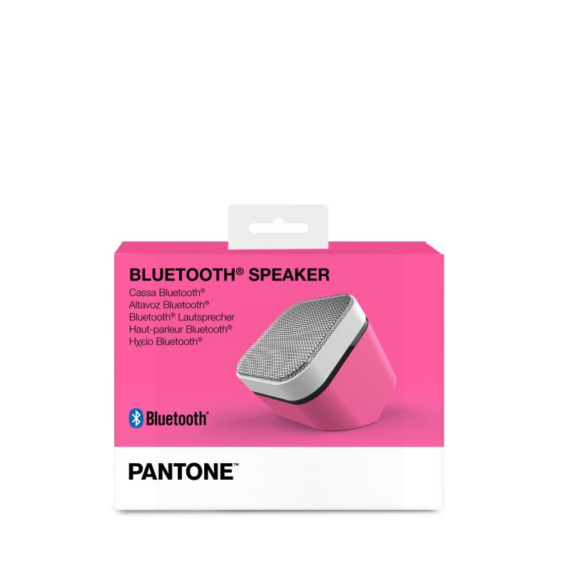 Pantone PT-BS003R altoparlante portatile e per feste Rosa 3 W