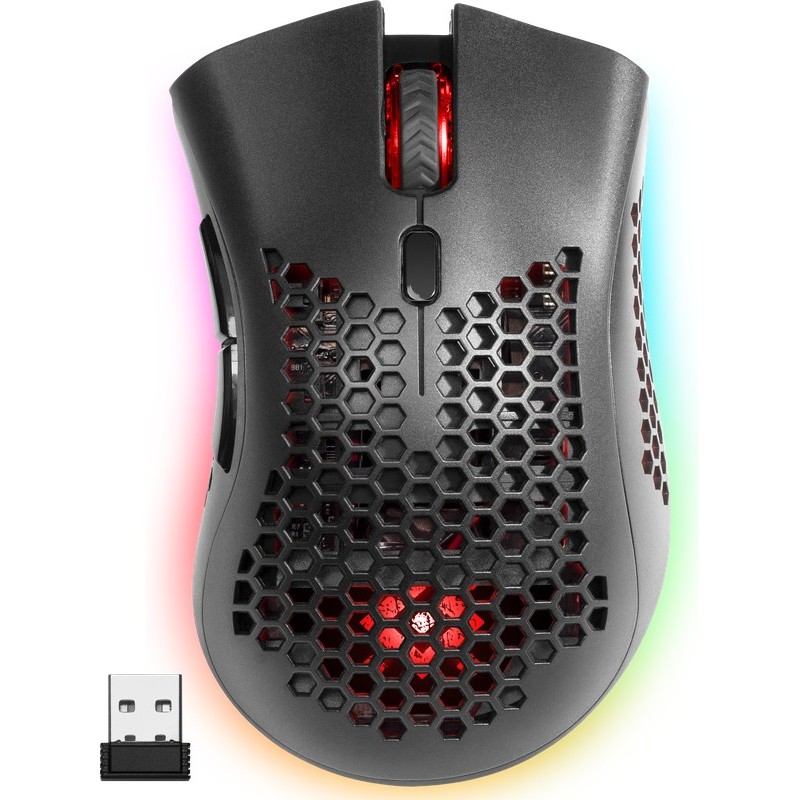 Defender WARLOCK GM-709L mouse Mano destra RF Wireless Ottico 2400 DPI