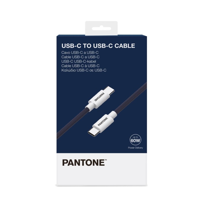 Pantone PT-CTC002-5N cavo USB 1,5 m USB C Blu