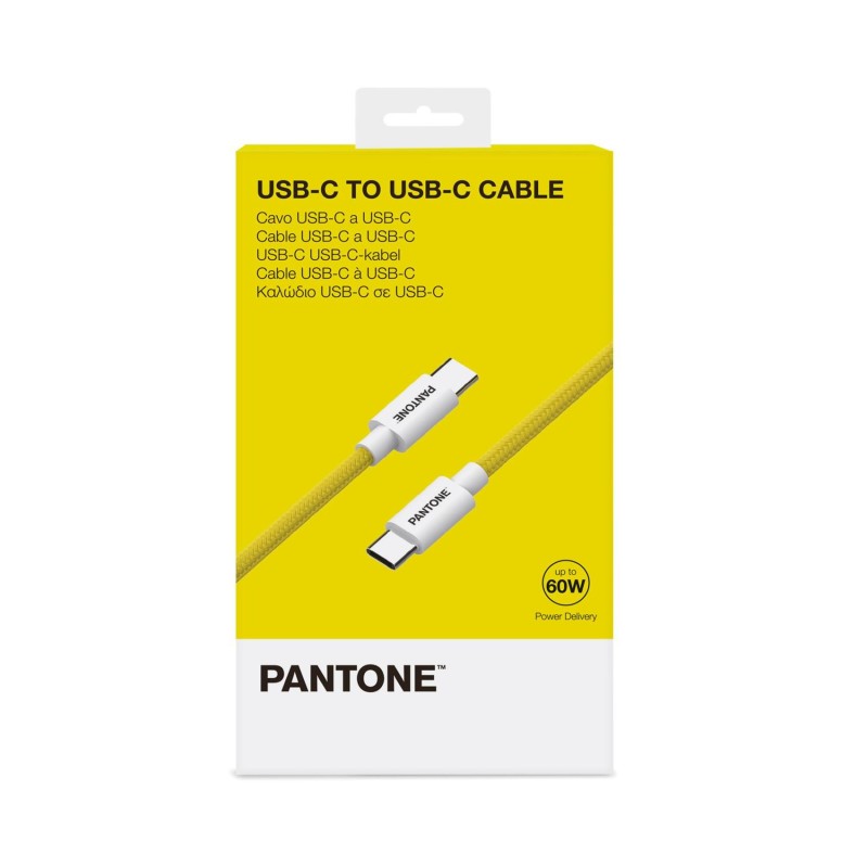 Pantone PT-CTC002-5Y cavo USB 1,5 m USB C Giallo