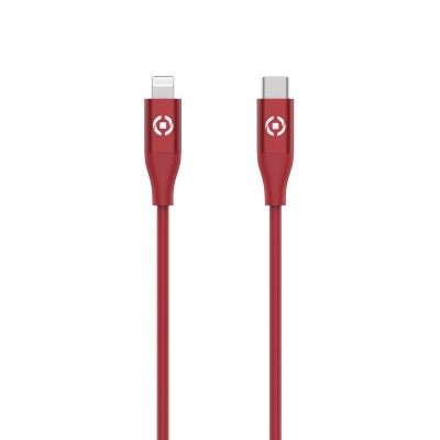 Celly USBCLIGHTCOLRD cavo Lightning 1,5 m Rosso