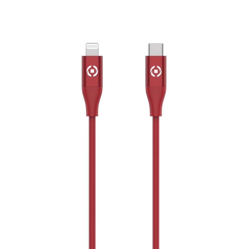 Celly USBCLIGHTCOLRD cavo Lightning 1,5 m Rosso