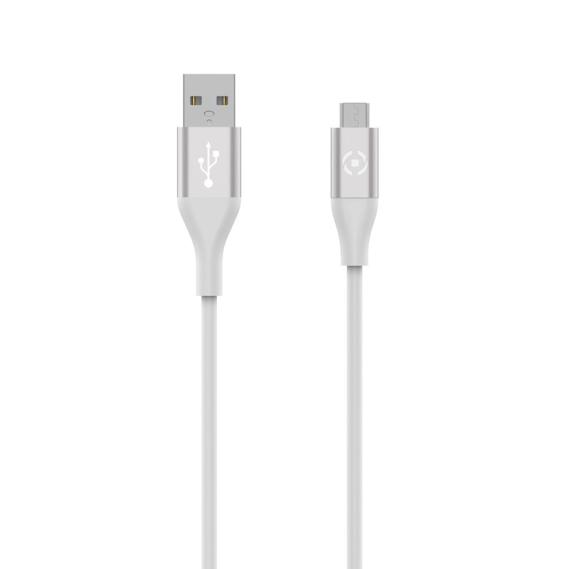 Celly USBMICROCOLORWH cavo USB 1,5 m USB A Micro-USB A Bianco