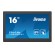 iiyama T1624MSC-B1 visualizzatore di messaggi Pannello piatto interattivo 39,6 cm (15.6") LCD 450 cd m² Full HD Nero Touch