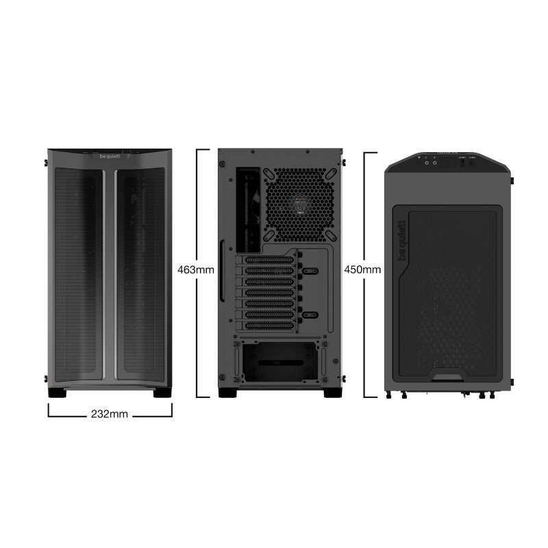 be quiet! PURE BASE 500 FX Black Midi Tower Nero