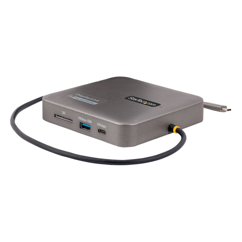 StarTech.com Adattatore Multiporta USB-C - Docking Station USB Type-C Doppio Video HDMI 4K 60Hz, Hub USB-A USB-C a 2 Porte