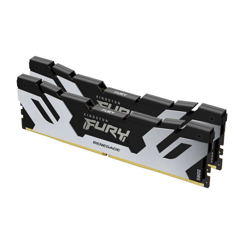 Kingston Technology FURY 32GB 6000MT s DDR5 CL32 DIMM (Kit da 2) Renegade Silver