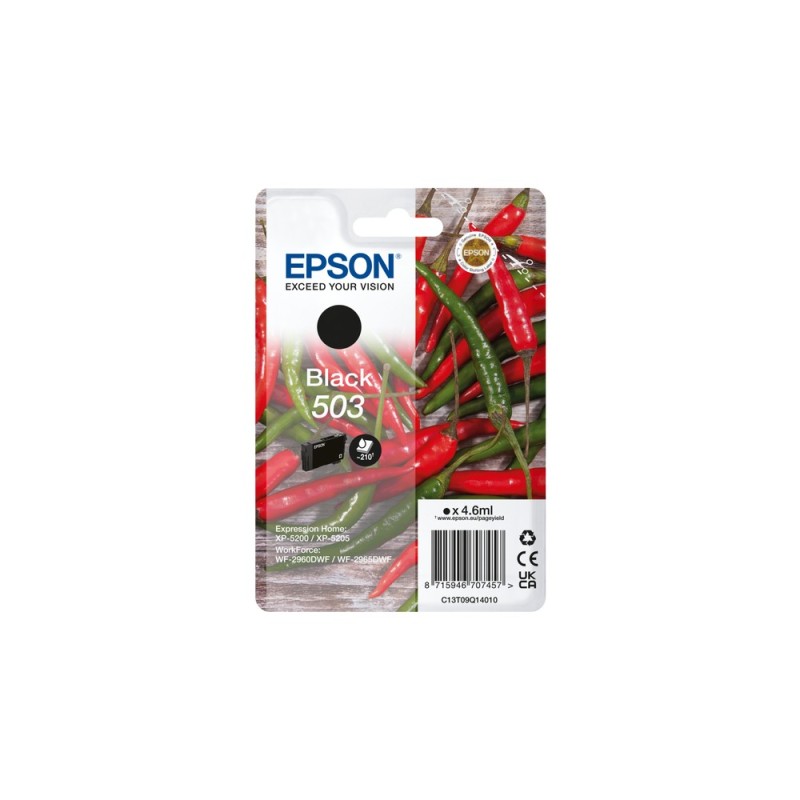 Epson 503 cartuccia d'inchiostro 1 pz Originale Resa standard Nero