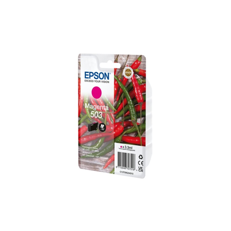 Epson 503 cartuccia d'inchiostro 1 pz Originale Resa standard Magenta