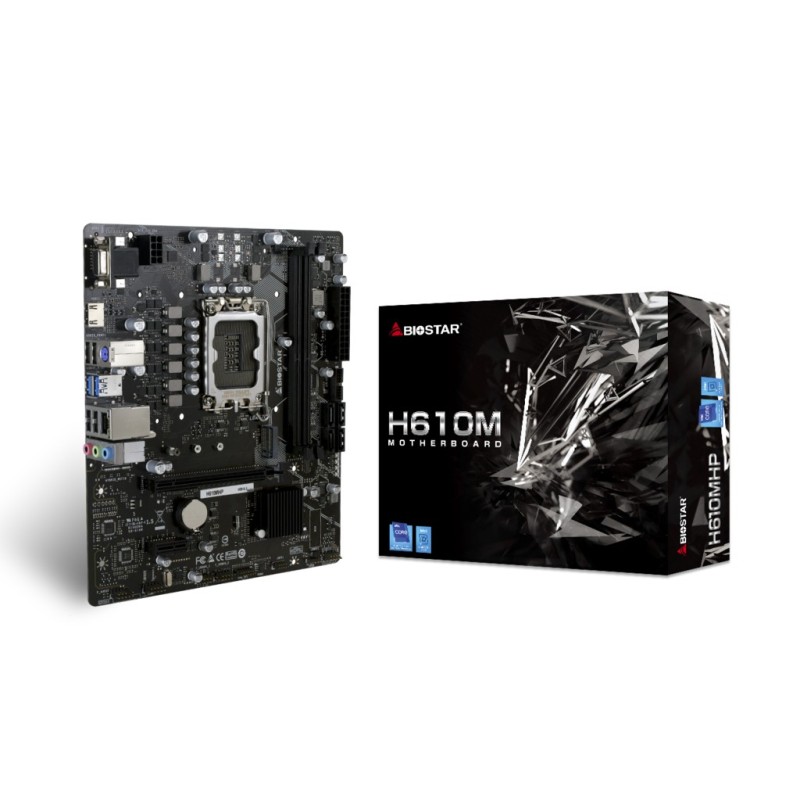 Biostar H610MHP scheda madre Intel H610 LGA 1700 micro ATX