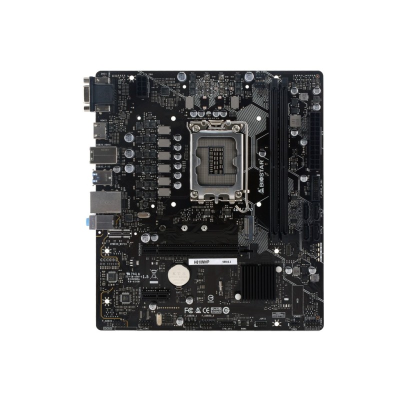 Biostar H610MHP scheda madre Intel H610 LGA 1700 micro ATX