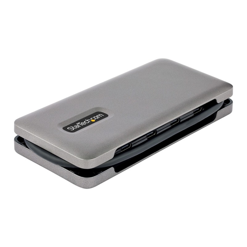 StarTech.com Hub USB-C a 4 porte - Multipresa USB Type-C Portatile con Power Delivery 100W Pass-Through - Ciabatta USB 3.1