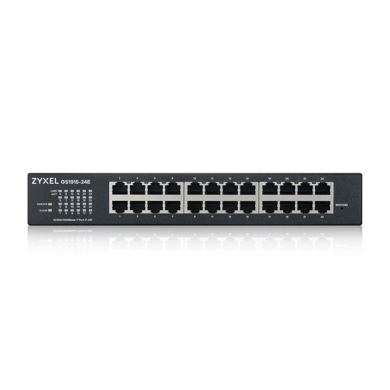 Zyxel GS1915-24E Gestito L2 Gigabit Ethernet (10 100 1000) 1U Nero