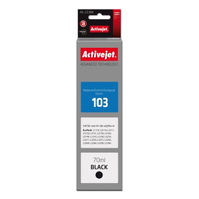 Activejet AE-103Bk cartuccia d'inchiostro 1 pz Compatibile Resa elevata (XL) Nero