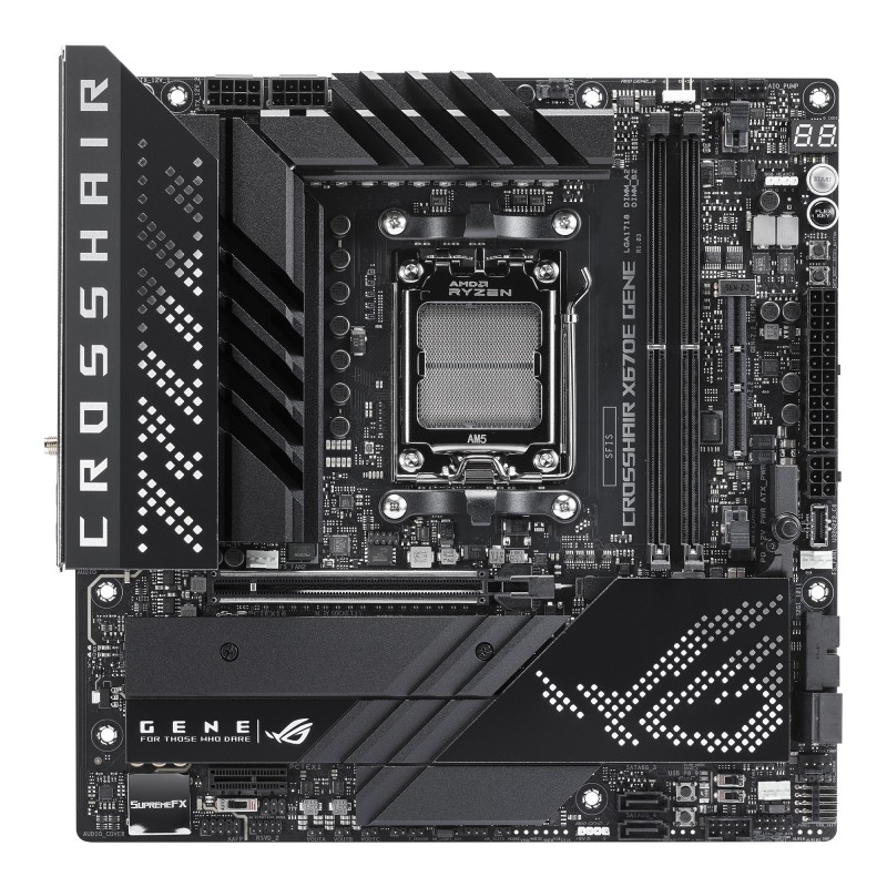 ASUS ROG CROSSHAIR X670E GENE AMD X670 Presa di corrente AM5 micro ATX