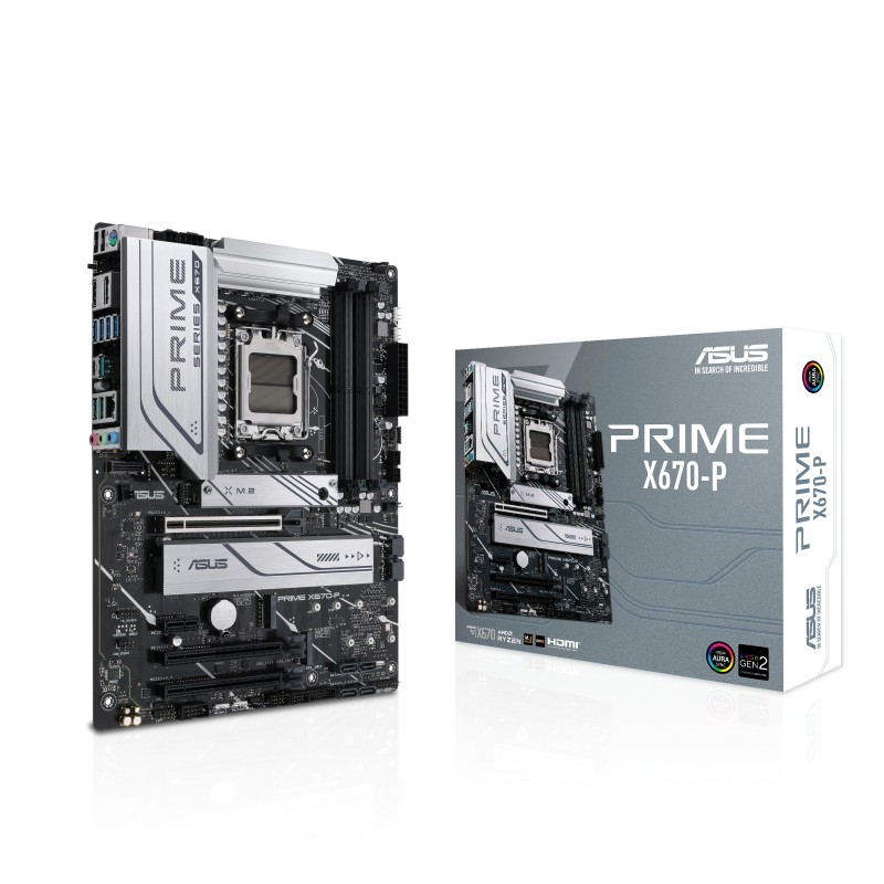 ASUS PRIME X670-P AMD X670 Presa di corrente AM5 ATX