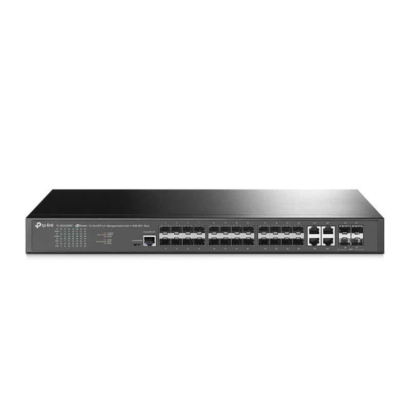 TP-Link JetStream TL-SG3428XF switch di rete Gestito L2+ 1U Nero