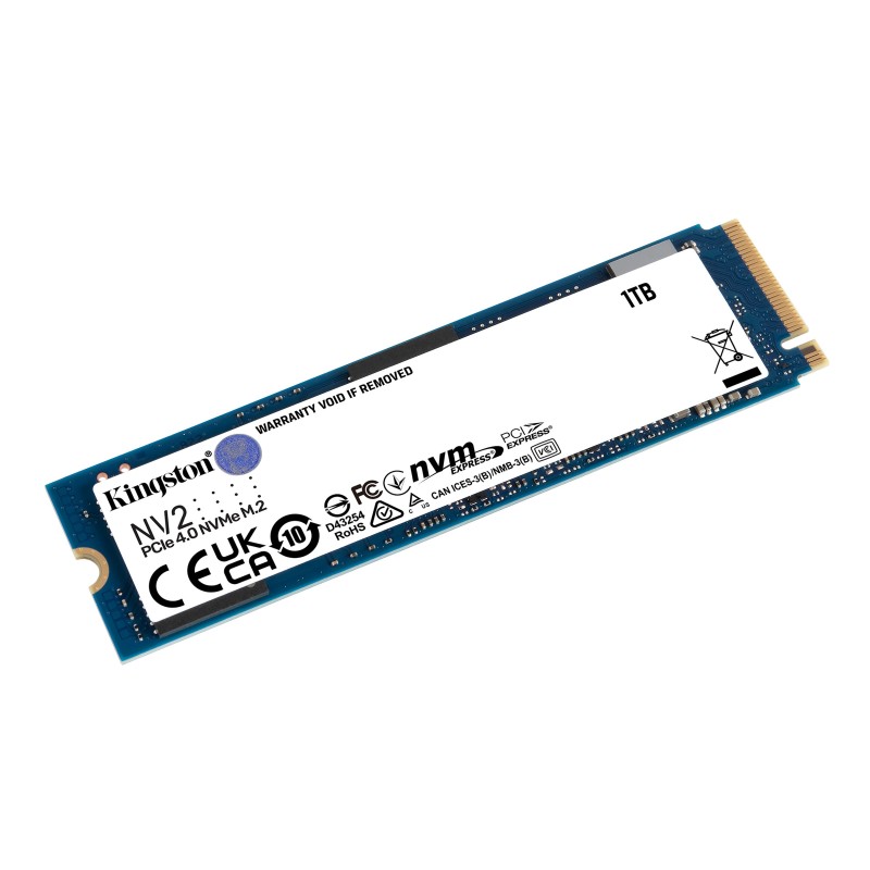 Kingston Technology 1000G NV2 M.2 2280 PCIe 4.0 NVMe SSD