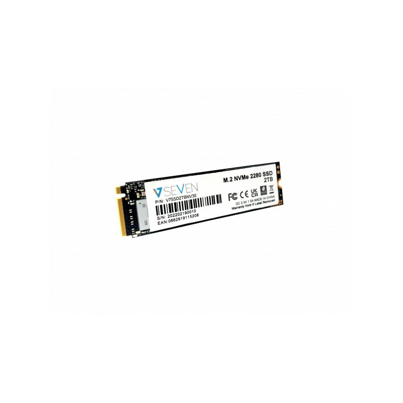 V7 V7SSD2TBNV3E drives allo stato solido M.2 2 TB Serial ATA III NVMe 3D TLC