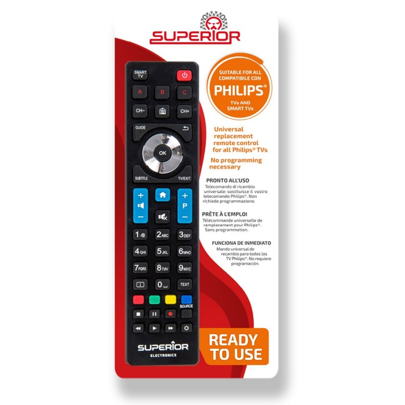 Superior Electronics SUPTRB010 telecomando IR Wireless TV Pulsanti