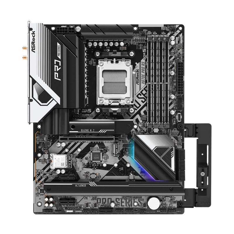 Asrock X670E Pro RS AMD X670 Presa di corrente AM5 ATX