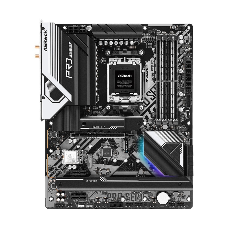 Asrock X670E Pro RS AMD X670 Presa di corrente AM5 ATX