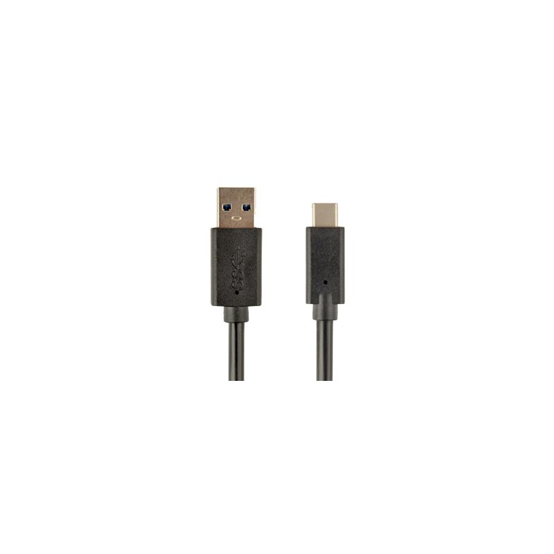 Hamlet XCU3A-UC31-MM10 cavo USB 1 m USB 3.2 Gen 1 (3.1 Gen 1) USB C USB A Nero