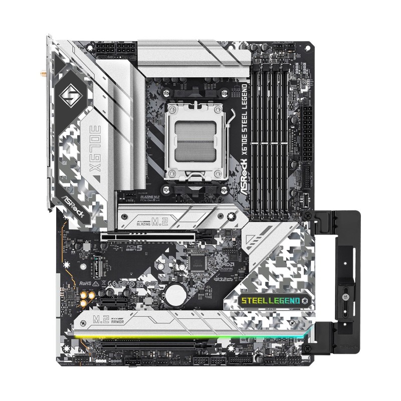 Asrock X670E Steel Legend AMD X670 Presa di corrente AM5 ATX