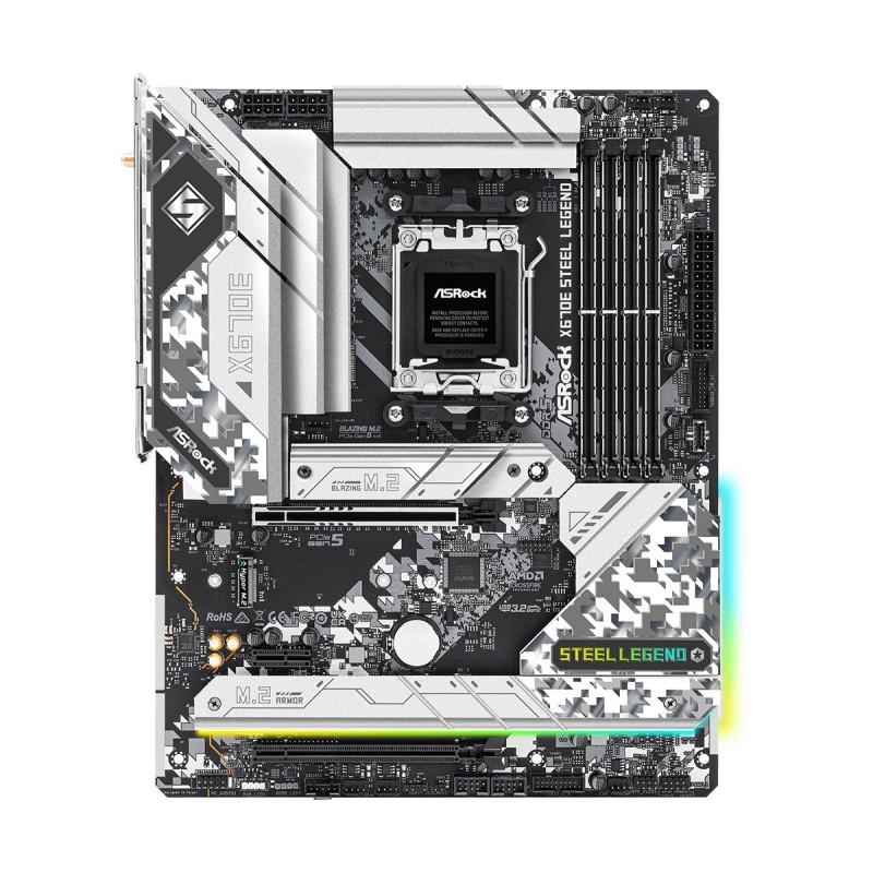 Asrock X670E Steel Legend AMD X670 Presa di corrente AM5 ATX