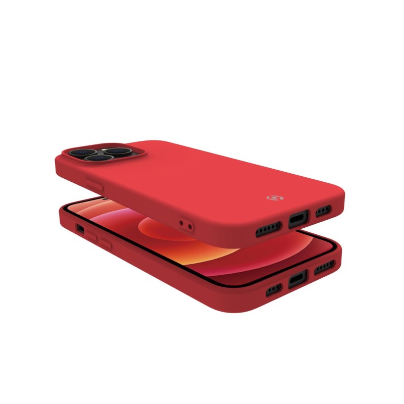 Celly Cromo custodia per cellulare 17 cm (6.7") Cover Rosso