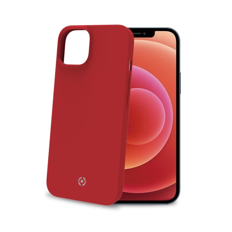 Celly Cromo custodia per cellulare 17 cm (6.7") Cover Rosso