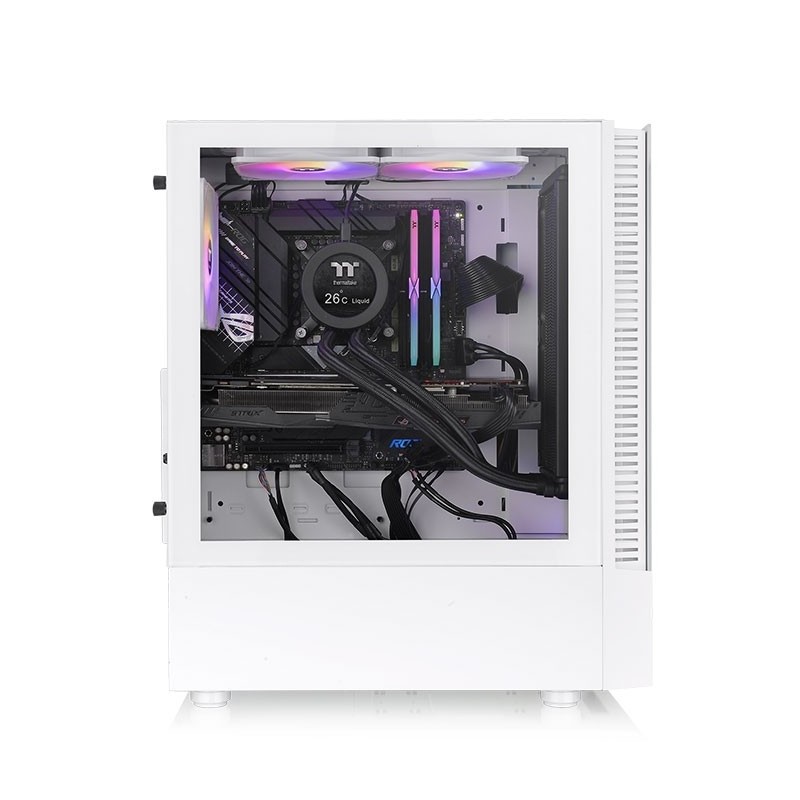 Thermaltake View 200 TG Snow ARGB Midi Tower Bianco