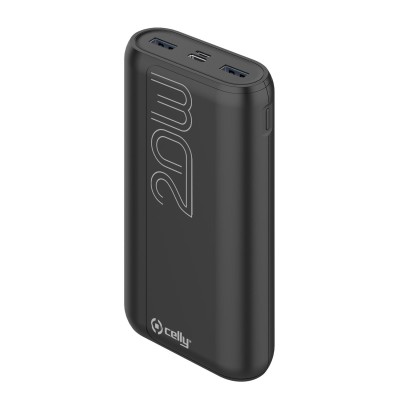 Celly PBPD20000EVOBK batteria portatile 20000 mAh Nero